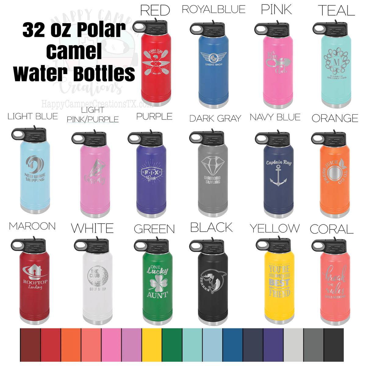 Polar Camel 12/20 oz. Water Bottle Silicone Boot