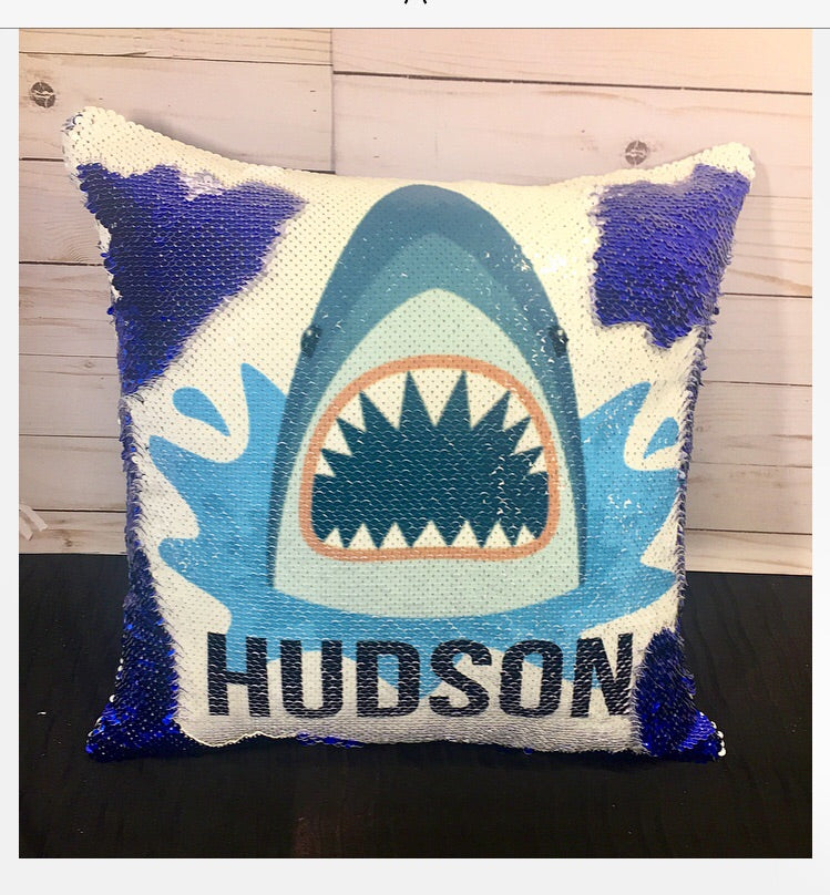 Mermaid flip outlet pillow