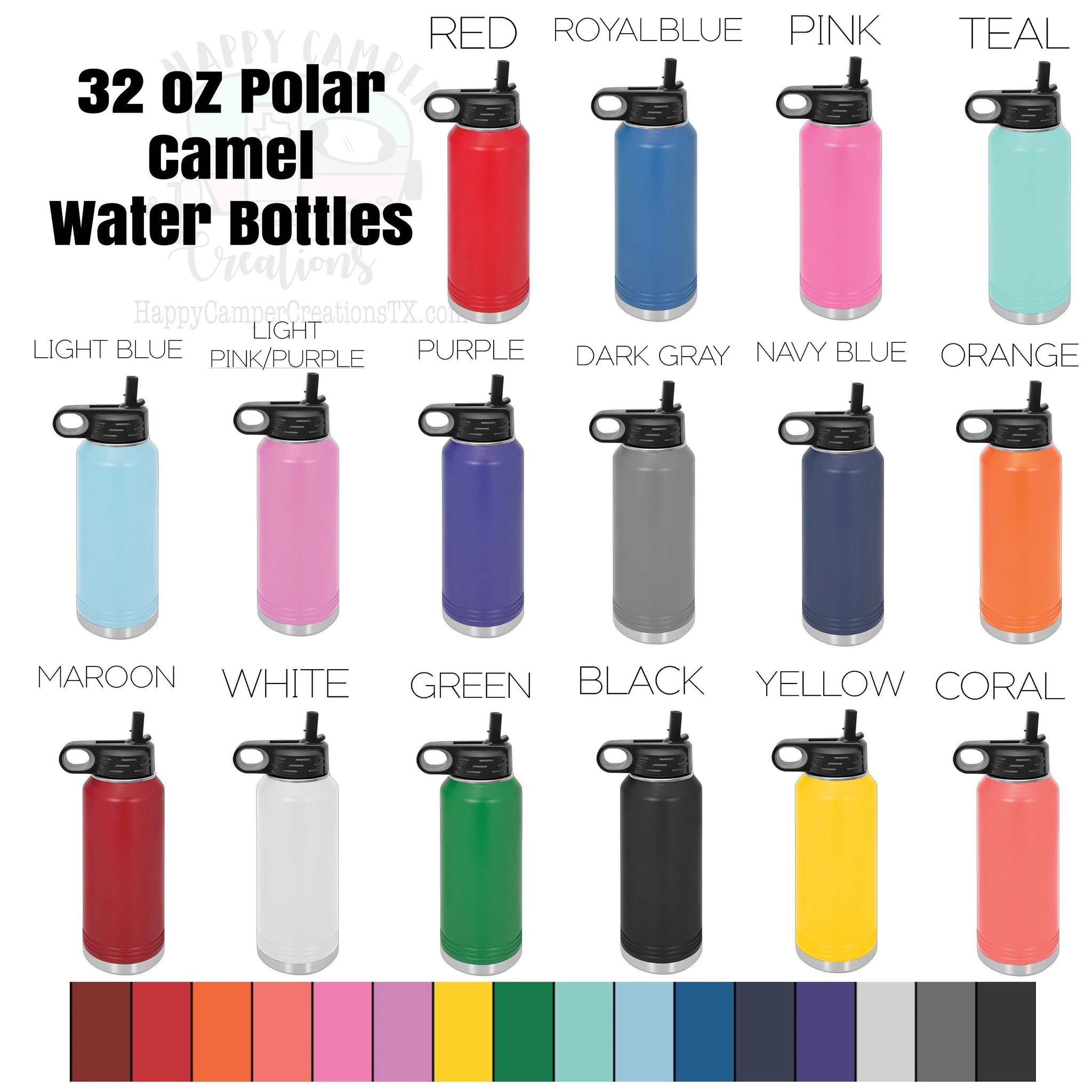 Personalized Personalized Polar Camel 32 oz Water Bottle with
