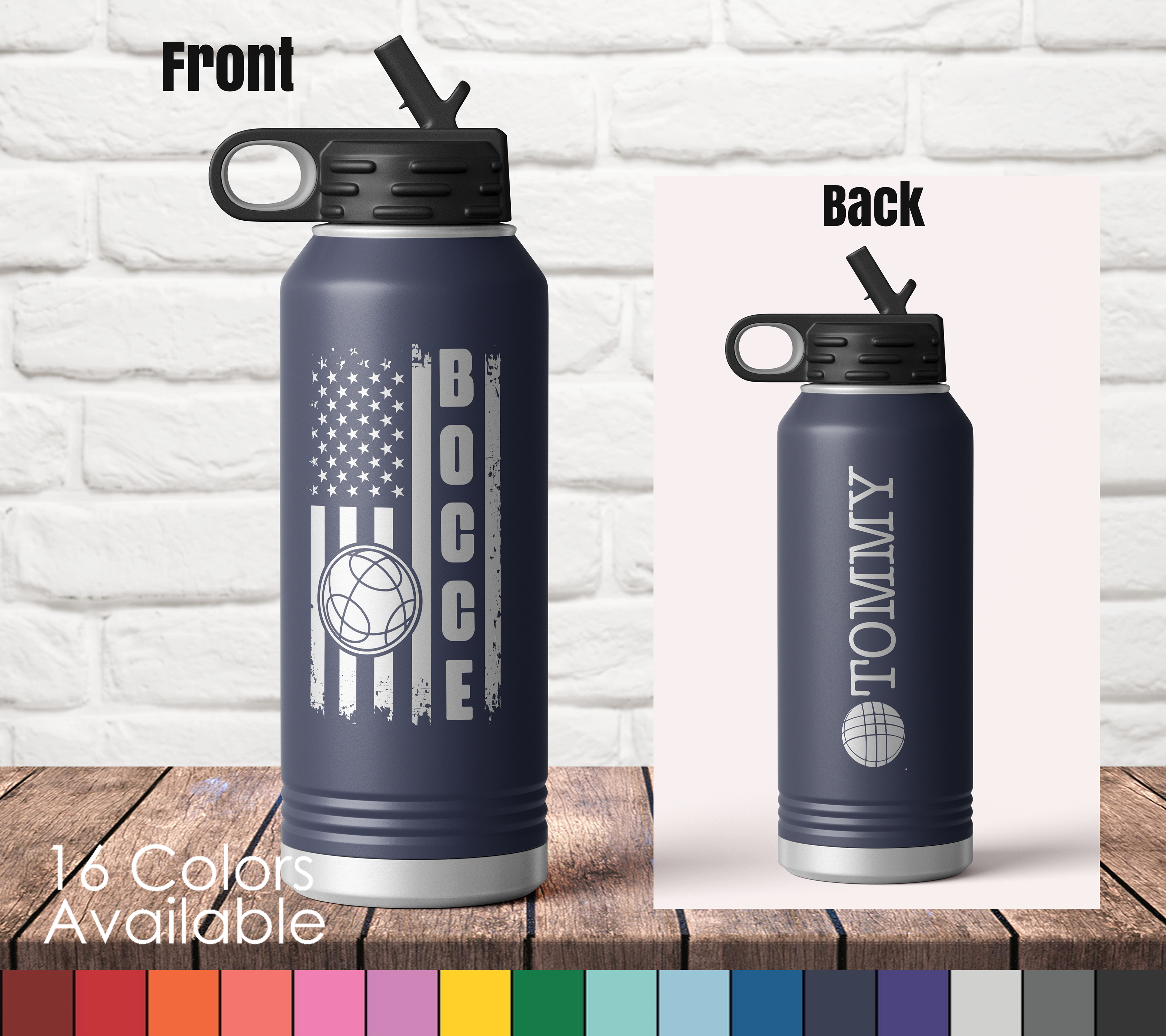 Polar Insulated Bottle 24 oz. NEW Stars & Stripes Design- They're back!  -Yippee! Made in USA